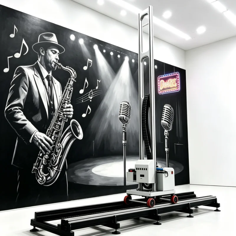 Customized UV Vertical Wall Printer Smart for Commercial Wall Art Mural Wood Glass Metal 9600dpi High Res