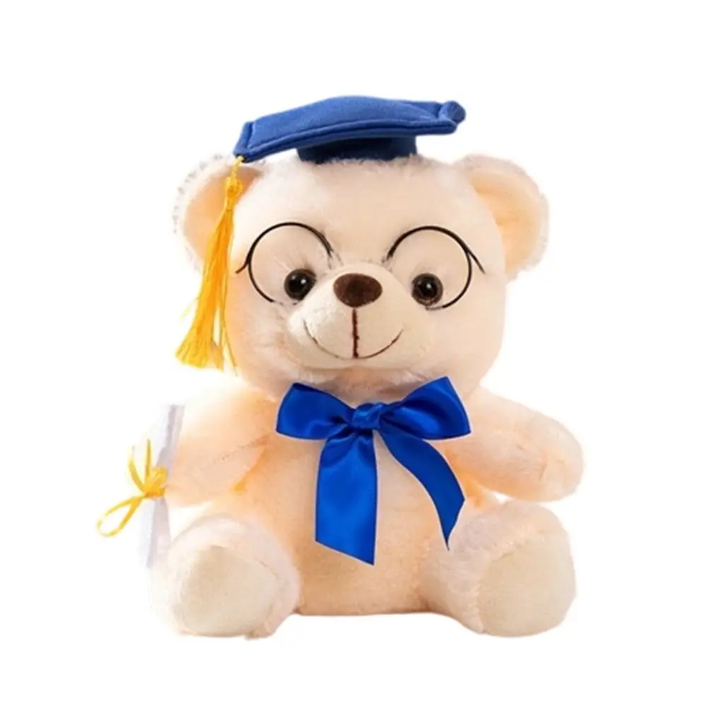 22CM Creative Soft Graduation Bear Cartoon DIY Animal Cute Graduate Dolls Graduation