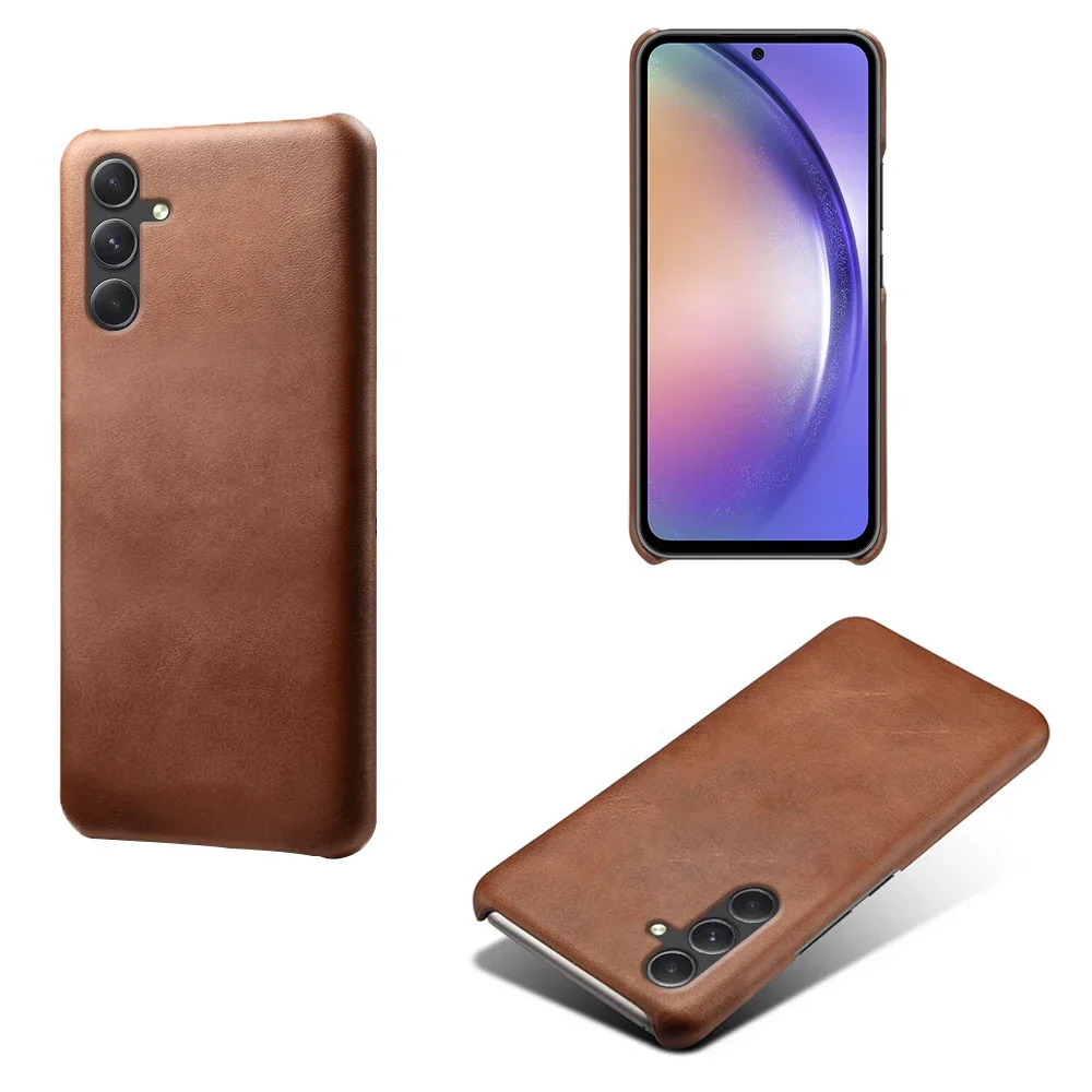 For Samsung A55 Funda Luxury Slim Leather Business Case For Galaxy A55 5G SM-A556V SM-A556B/DS SM-A556E/DS SM-A5560 Capa Cover