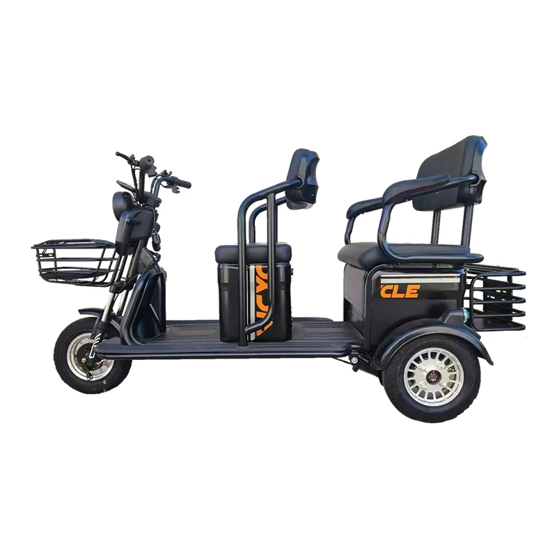 Most Popular 30km-35km/h 3 Wheel Electric Bike Tricycle for Adults Open Body 500W Electric Trike with LEAD-ACID BATTERY