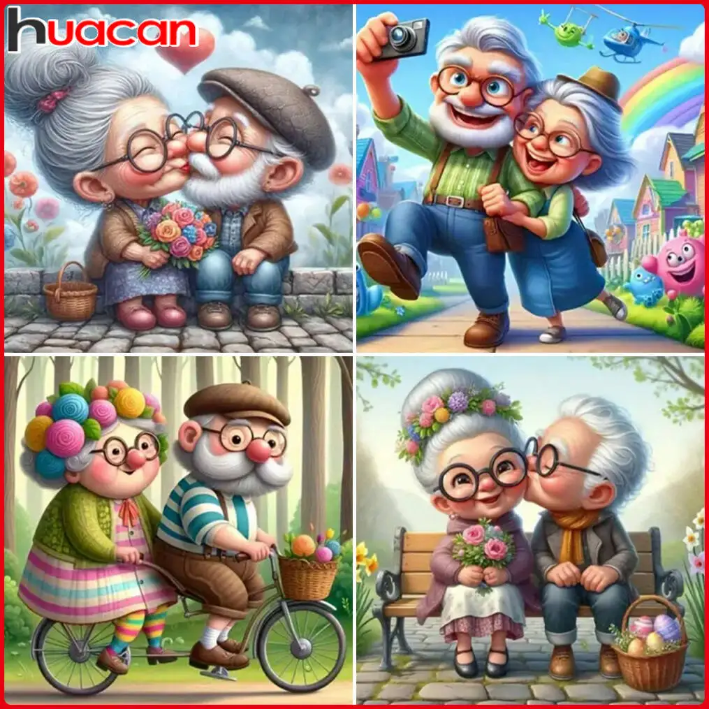 Huacan 2025, neue Kollektion, Diamantgemälde, Schmetterling, Blume, Diamant-Mosaik, Kunst, handgefertigte Heimdekoration