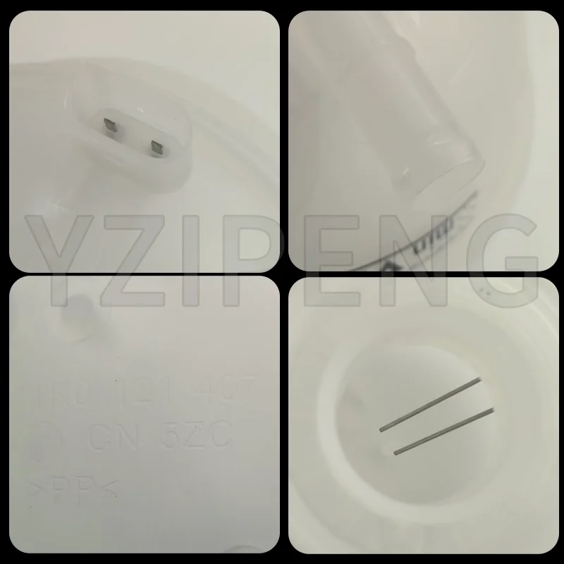 クーラントエクスパンションポットは、VWパサート、ゴルフ、ティグアン、ビートル1.4L、2.0L、アウディA3、Q3、TTに適しています。1K0121407A、1K0121407F。