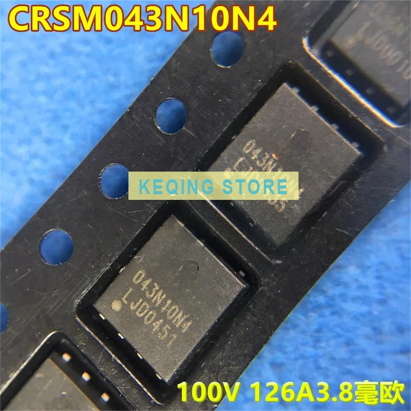 10PCS Used+Not NEW+Send after Measure CRSM043N10N4 043N10N4 SMD Tube N Channel 100V 80A 3.8mΩ DFN5X6