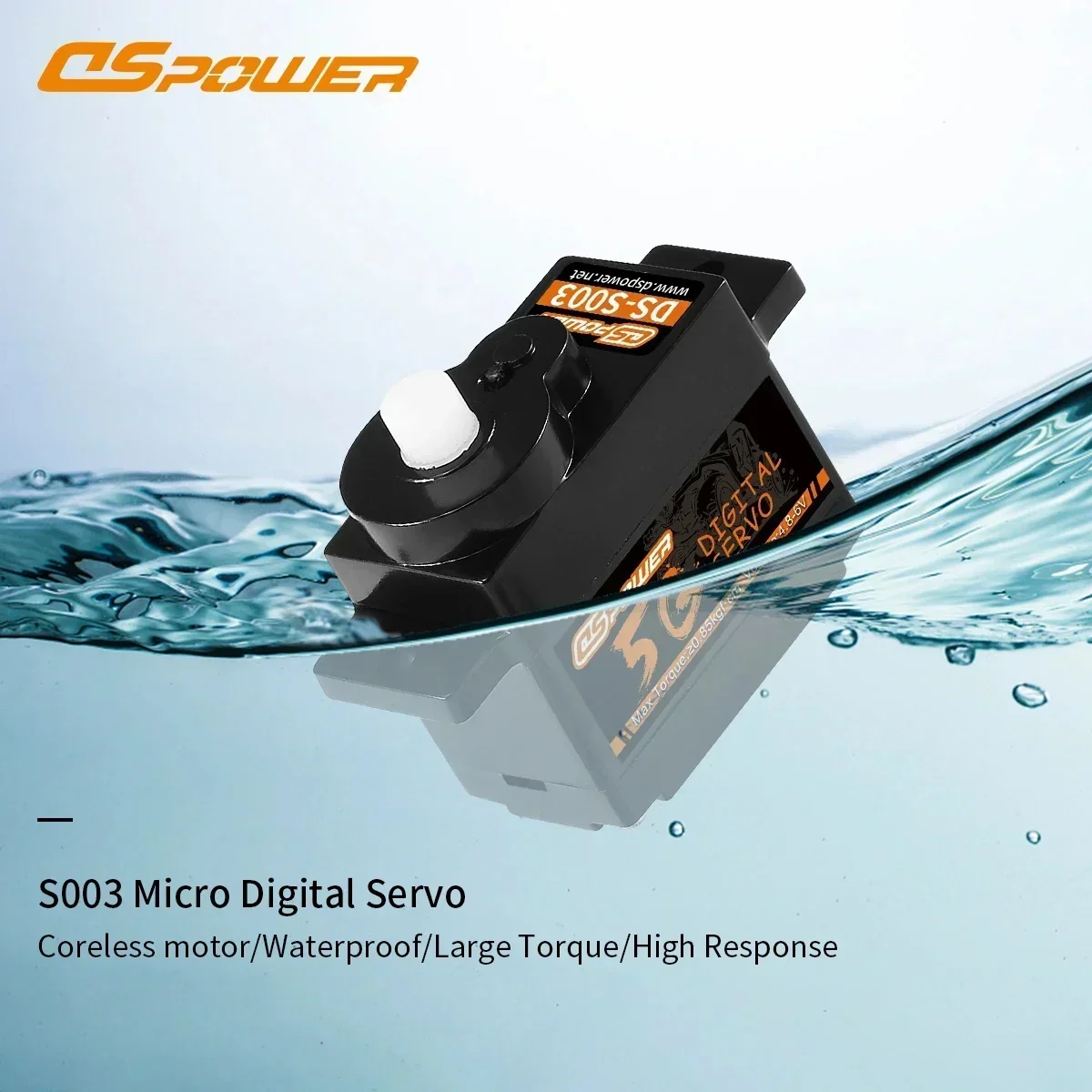 DSpower 5g พลาสติก/เกียร์โลหะ Digital Micro Servo ปลั๊ก JST/JR สําหรับเครื่องบิน RC รถ Dron Quadcopter หุ่นยนต์ปีกคงที่ Wltoys K969 K989