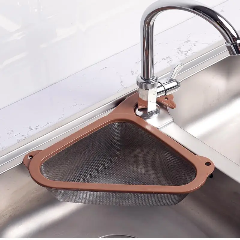 Kitchen Sink Drain Basket Kitchen Residue Filtration Drain Rack Food Vegetable Drainage Filter