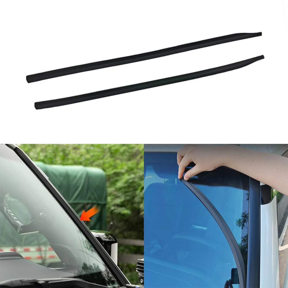 شريط عزل زجاجي للزجاج الأمامي للسيارة شريط عازل مطاطي لكزس GX550 GX550H 2024 2025 شرائط فجوة عمود A الخارجي