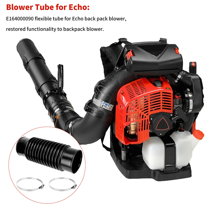 E164000090 tabung fleksibel untuk Echo Back Pack Blower, tabung Blower kompatibel dengan PB-760LNH PB-760LNT Blower, bagian peniup daun