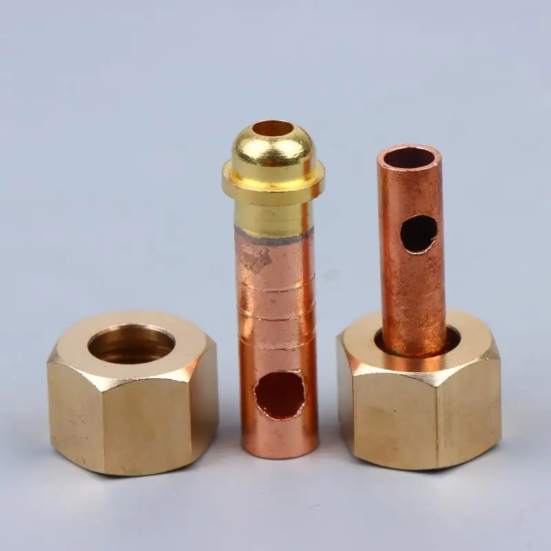 QQ 150A Welding Torch Power Cable Connector 8mm 10mm Nut Heavy Duty Design for Efficient Welding Repairs