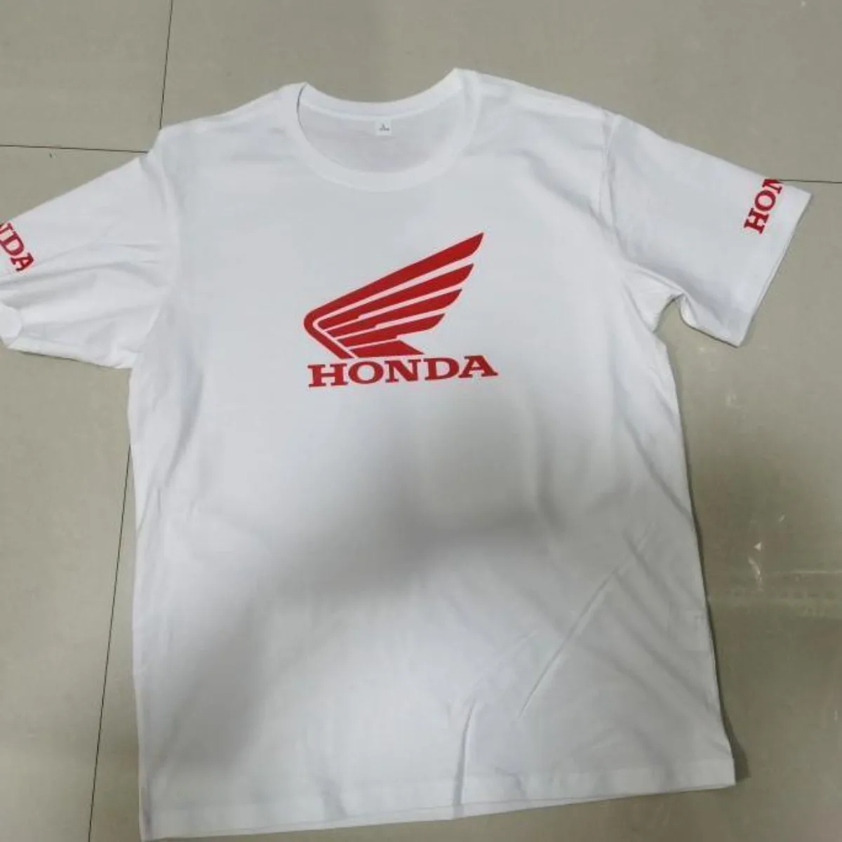 

HONDA Honda, новинка 2025 года, модная мотоциклетная футболка с короткими рукавами и логотипом локомотива, одежда, можно настроить, можно добавить...