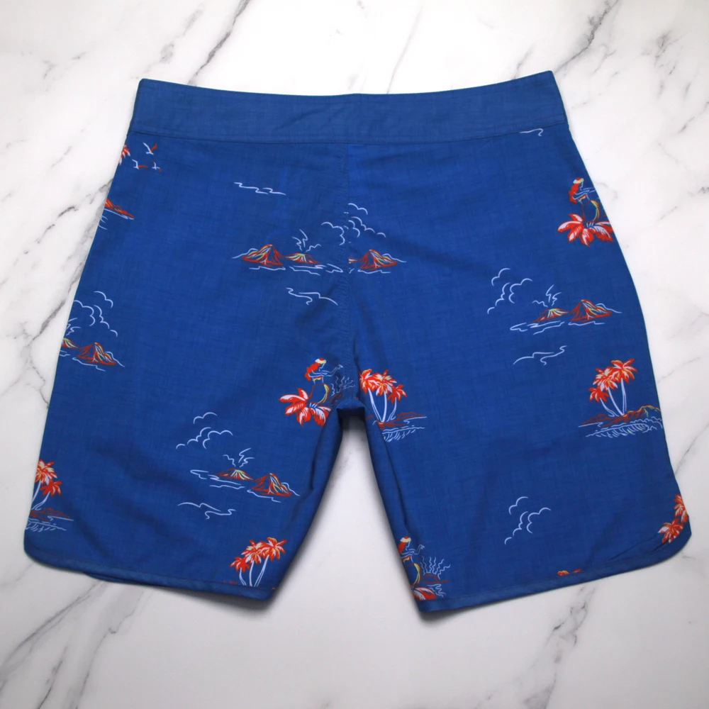 Men's Printed Boardshorts Surfing Swim Trunks High Stretch Quick-dry Waterproof Thin  Casual Beach Shorts Bermuda Swimwear