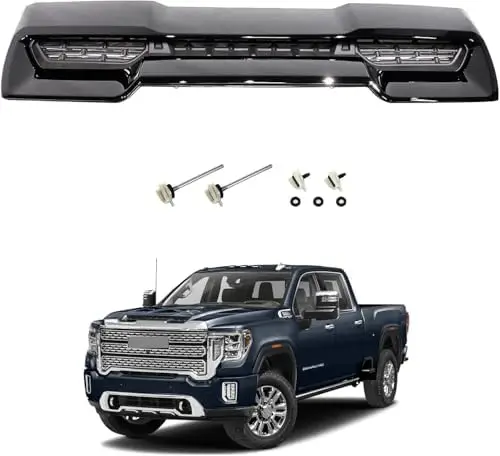 

Hood Vent Trim for 2020-2023 Sierra 2500HD/3500HD - Black Replacement