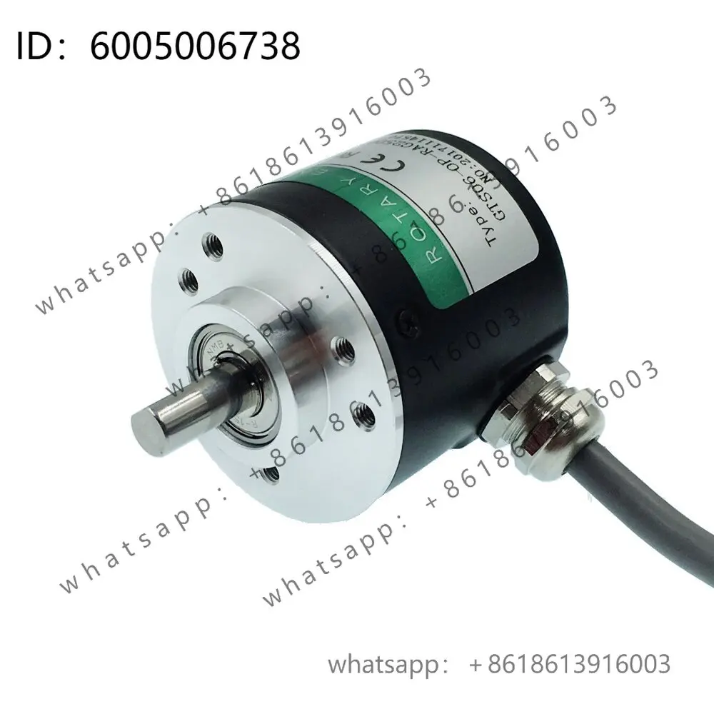 GTS-ABZ 6mm Solid Shaft Encoder GTS06 1000 Pulse Line Incremental ABZ Phase 5-24V