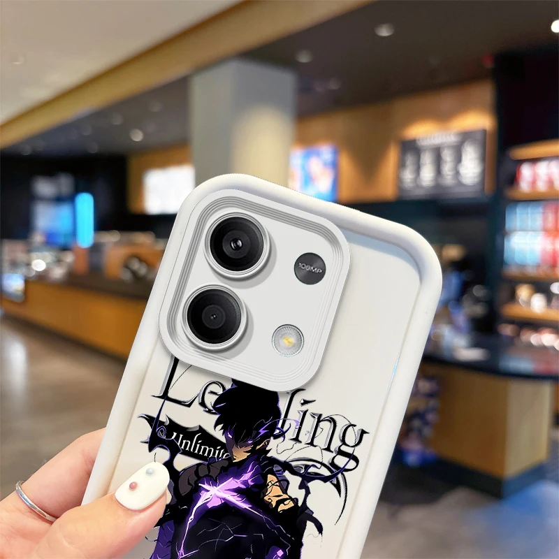 Anime S-Solo Levelings TPU 전화 케이스 Redmi Note 13 12 Pro Plus 5G Note 13 12 11 10 9 Pro 12C 10C 9C A2 A1 충격 방지 커버