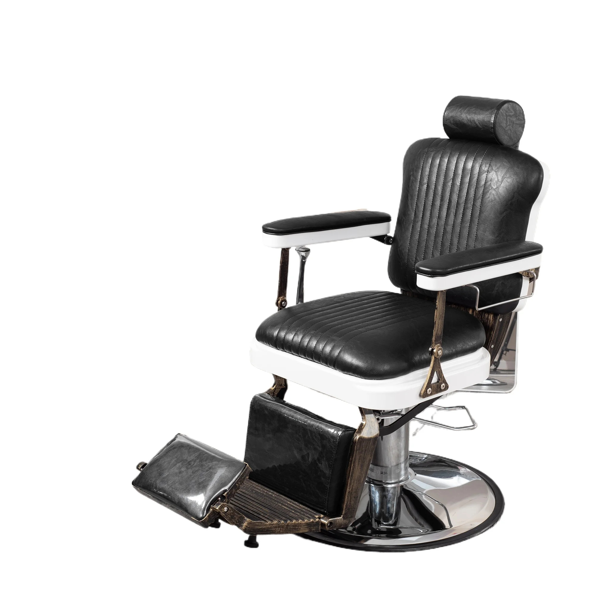 مقاعد جلدية مريحة بارتفاع قابل للتعديل لصالونات الشعر وكرسي الشعر في صالون الحلاقة #1