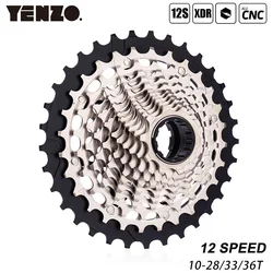 Sunshine Road 12 Speed XDR Cassette 10-28/33/36/44T CNC Fit Sram XDR Red ETAP AXS Ultralight