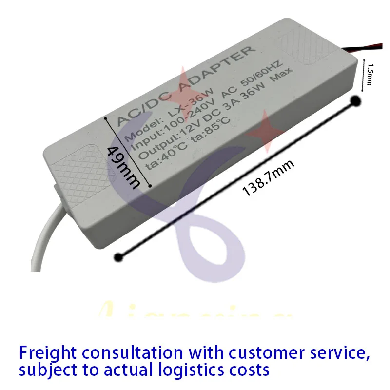 Touch Sensor Switch split power supply smart Single touch 36W mirror strip light controller Dimmer Switch For Bathroom Mirror