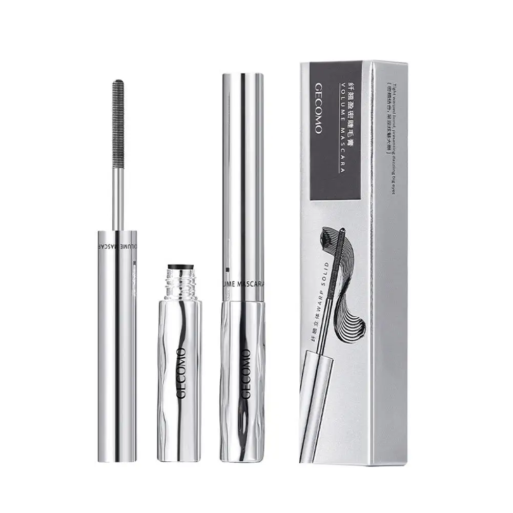 Gecomo rímel primer para cílios, formato de ondulação, natural, de longa duração, à prova d'água, à prova de suor, creme base, maquiagem feminina