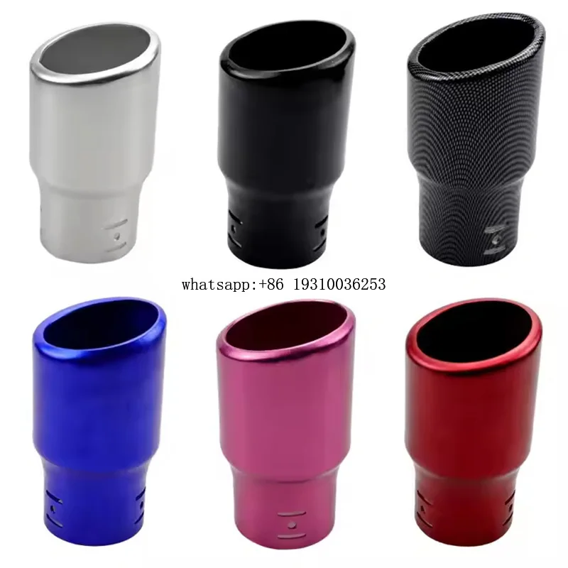 

Wholesale Multiple Colors Universal Car Exhaust Pipe Modification Chrome Tail Pipe Exhaust Nozzle