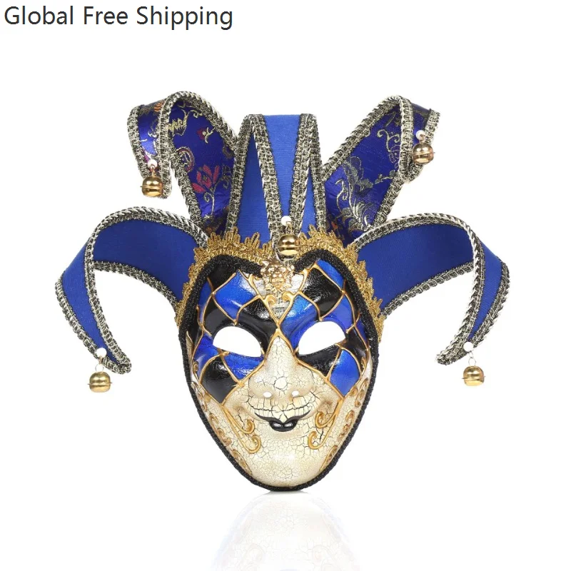 Unisex Kreative Halloween Horror Vollgesichtsmaske Karneval Zirkus Rollenspiel Böser Clown Zubehör Karneval Maske Party Requisiten