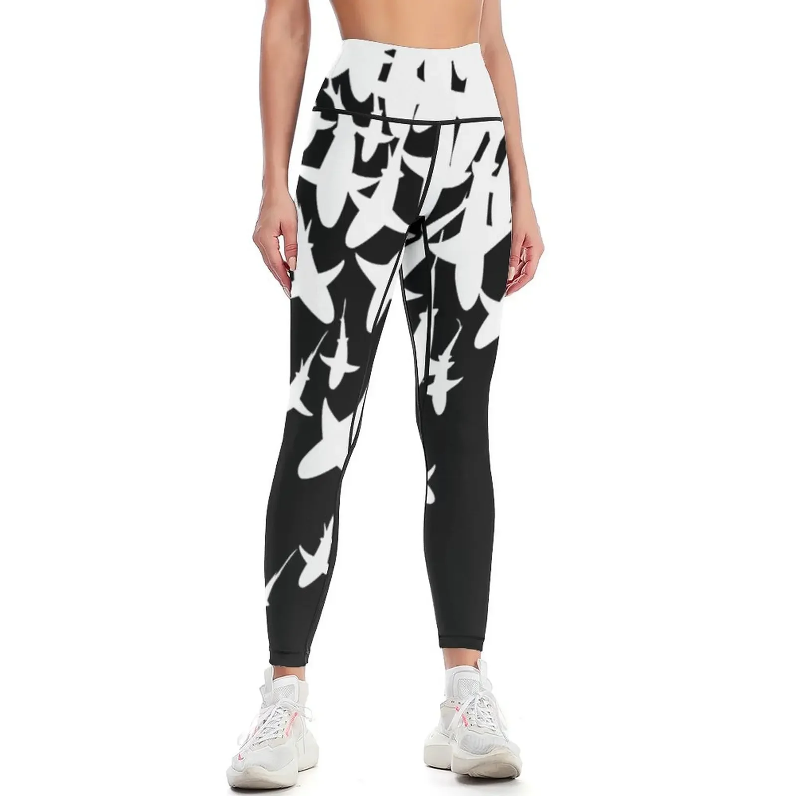 

Sharks V2 Leggings push up tights for Women's push up Legging sexy woman legings for fitness Womens Leggings