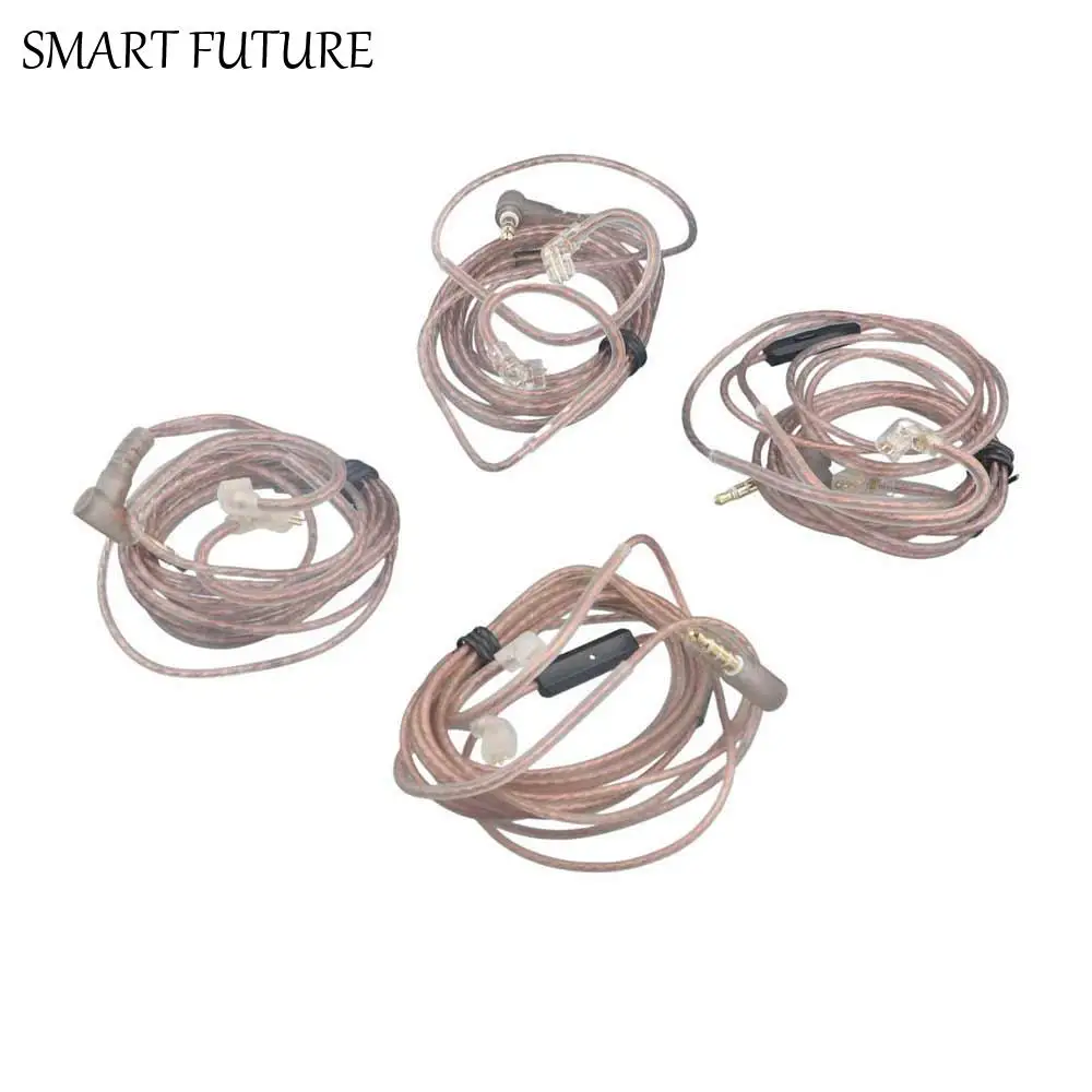 Twisted Cable High-Purity Upgrade Oxygen-Free Copper 2Pin Headphone Cord ZS10 Earphone Wire Earphones Cord In Ear Cable