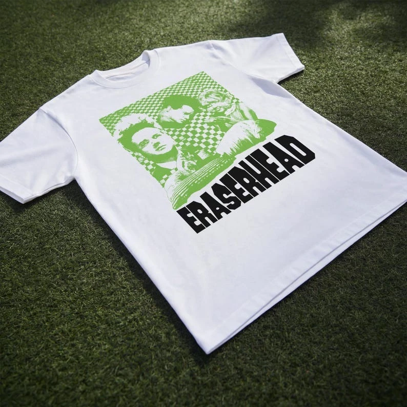 Eraserhead Graphic T-shirt Vintage Cult Classic David Lynch Inspired Film Tops Harajuku Y2K Casual T-shirt Men Women Streetwear
