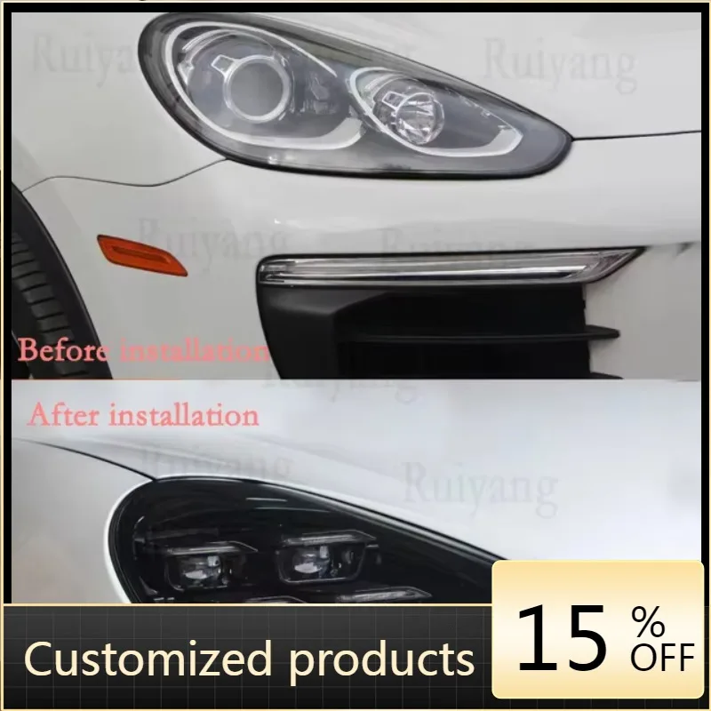 

Высокое качество и надежность для Cayenne 2015-2017, обновление модификации автомобиля 2024, автомобильные фары, светодиодная фара 958, передний бампер, фара