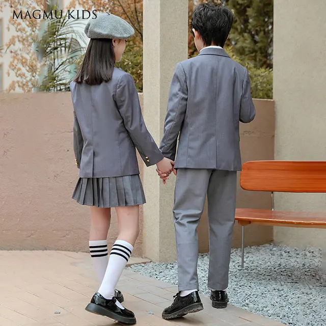 Middelbare Scholieren Klas Uniform Schooluniform Mannelijk En Vrouwelijk College-Stijl Pak Student Wedstrijdkleding