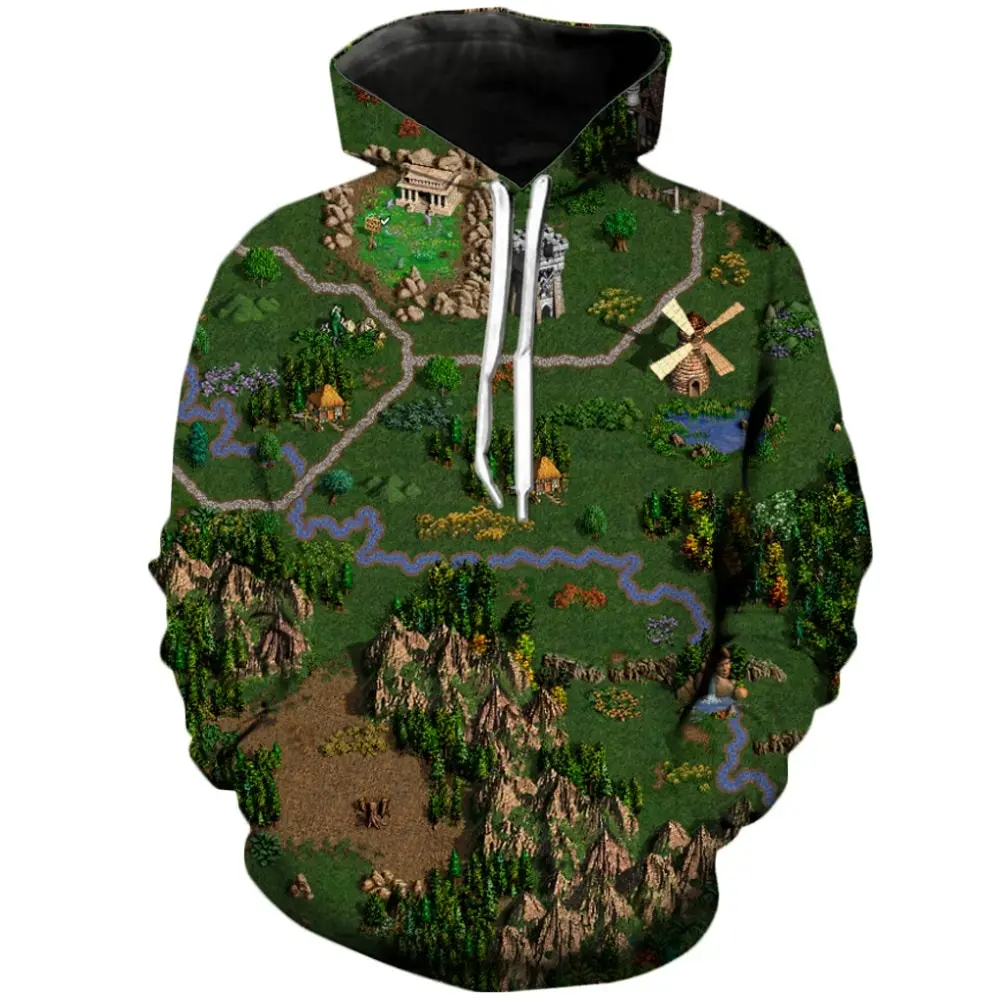 Heroes Of Might And Magic Hoodies Game 3D Print Men Women Casual Sweatshirts Oversized Hoodie Kids Pullovers Tracksuits Clothing