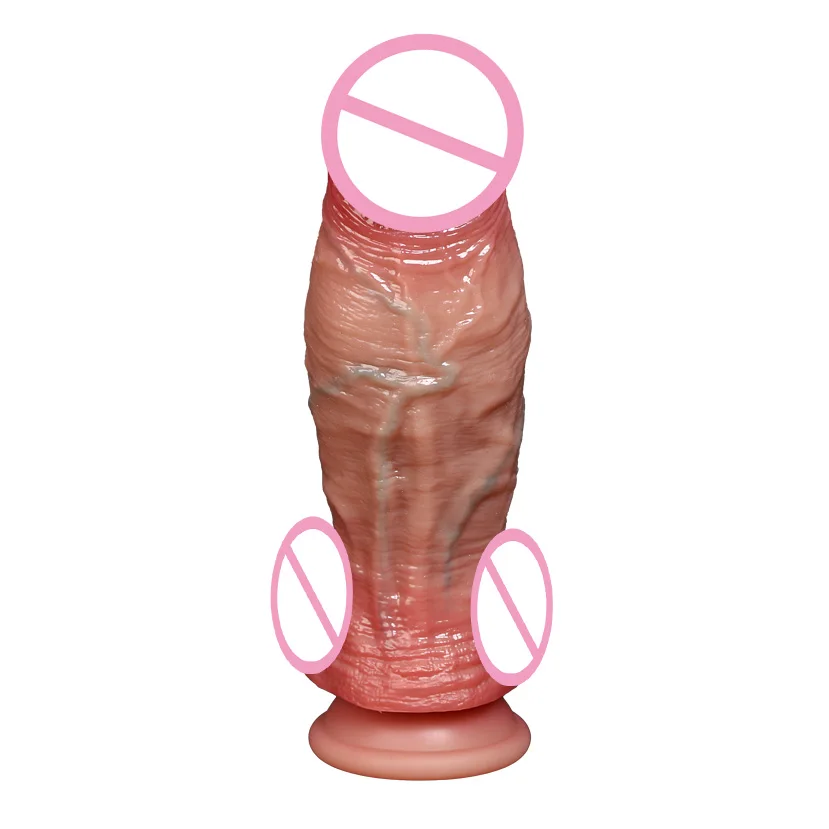 Realistic Soft Silicone Big Dildo Long Dick Penis Adult Sex Toys for Woman Anal Butt Plug Masturbating Vagina Stimulation Massager Prostate Stimulation Big Penis for Beginner Anal Dildo with Strong Suction Cup For Handfree Play G Spot Sex Product 18+