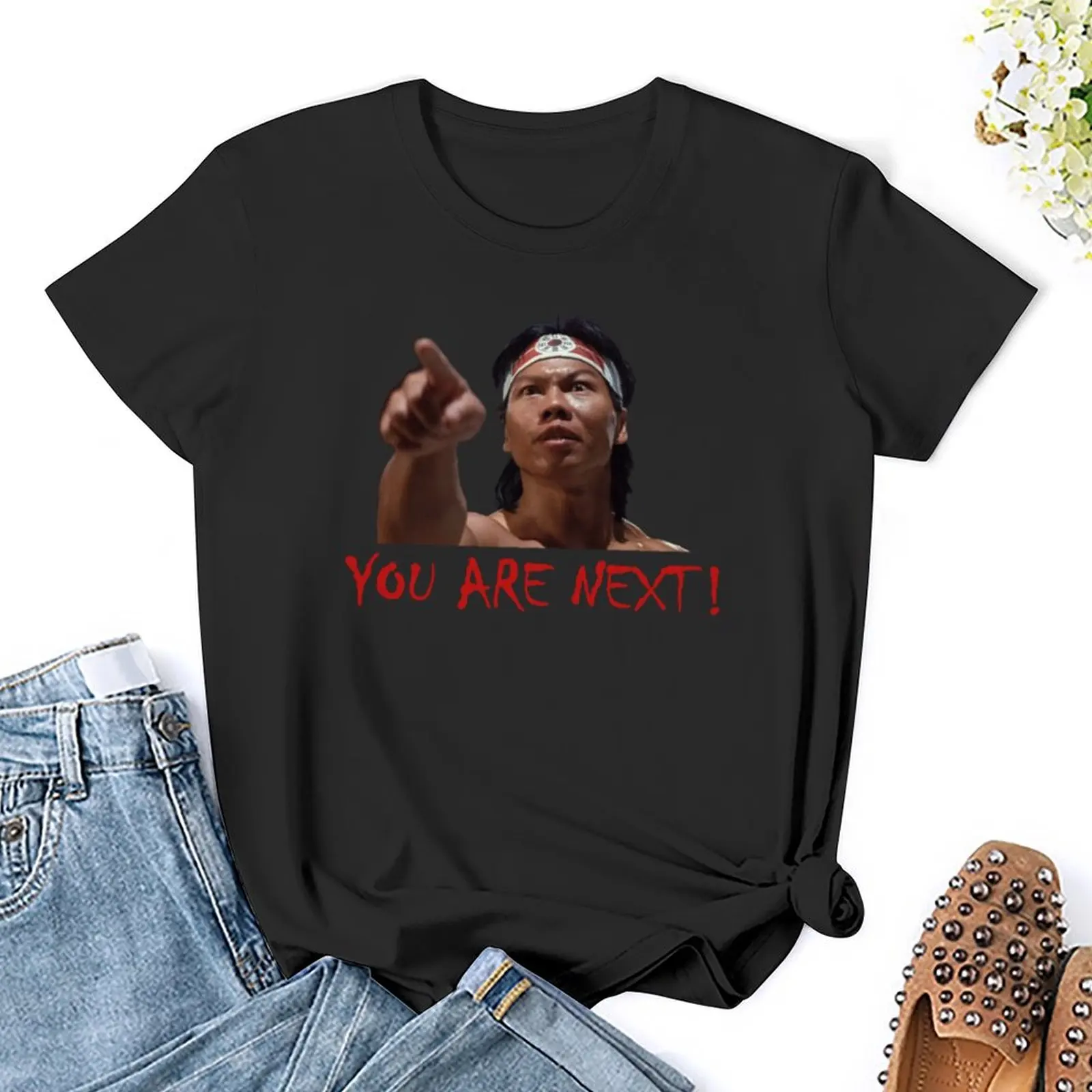 Jejích jsou next! bloodsport, chong li-bolo yeung tričko ženské oblečení korejské móda tshirts pro ženy