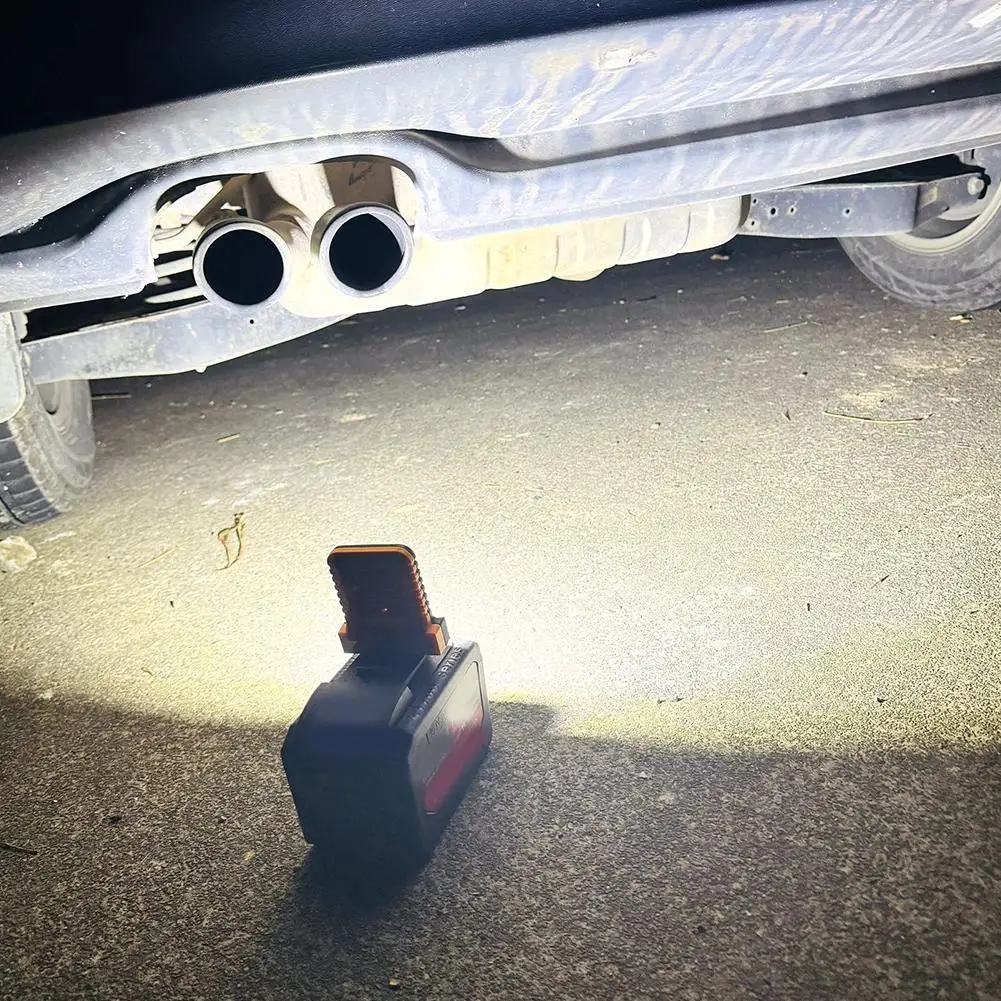 LED Work Light Adjustable Plug Design IP67 Waterproof Die Cast Aluminum Heat Dissipation for Workshop Garage Outdoor Repair