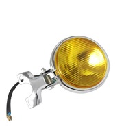 1pc Round with Holder Electroplate Vintage Headlamp for Honda Hayabusa Suzuki Harley Yamaha Dirt Bike Retro Motorcycle Headlight