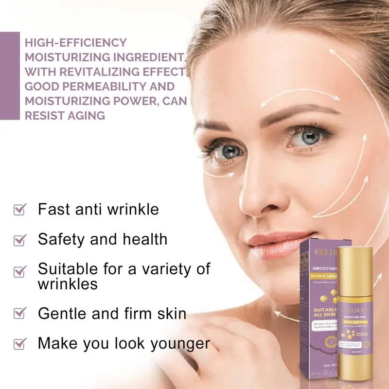 

Увлажняющая сыворотка для лица Retinol Serumm Instant Liftt, ретинол, осветляющая темная катушка, Подтягивающая и упругая кожа для мужчин и женщин, уход за кожей