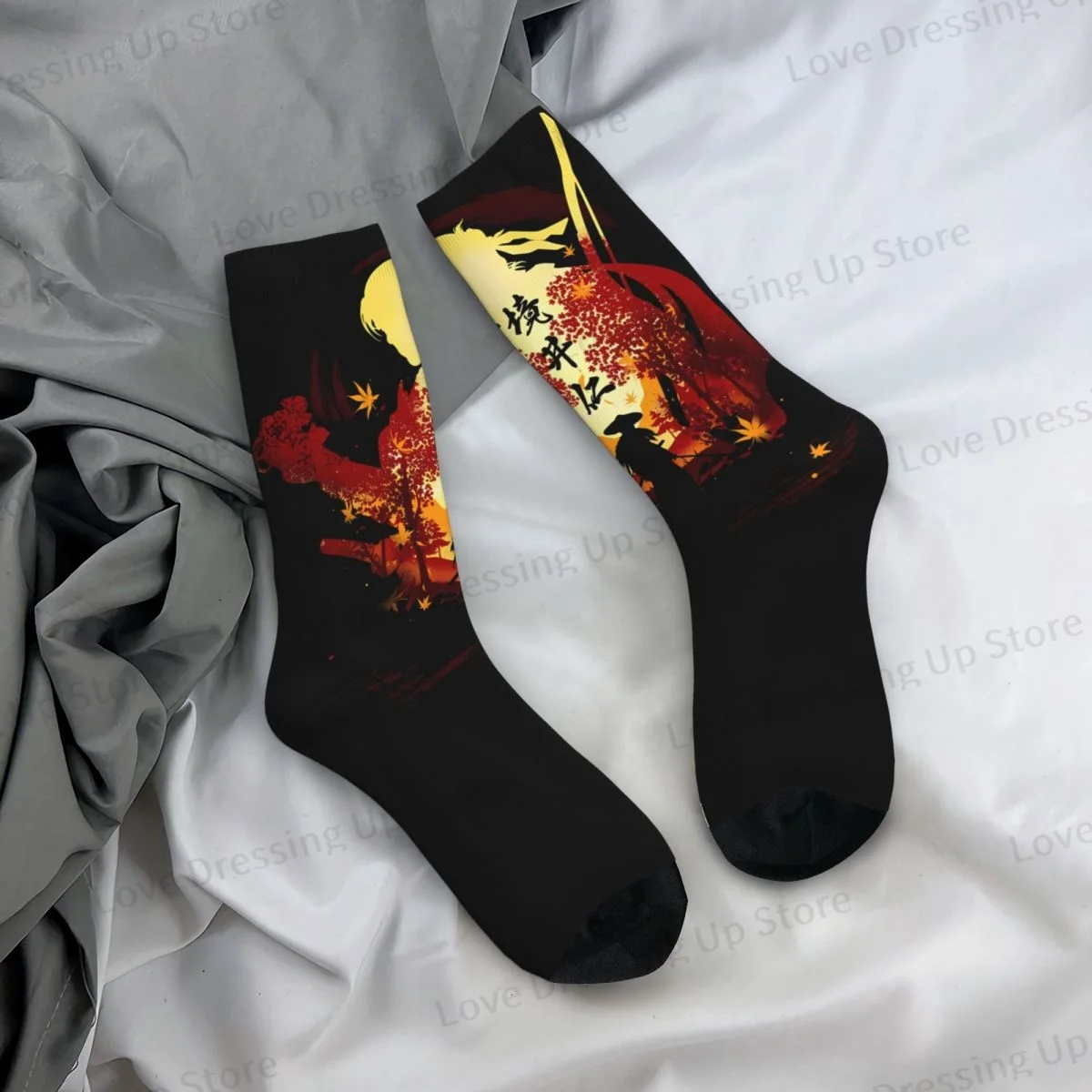 New Ghost Of Tsushima Men Women Socks Outdoor Novelty Spring Summer Autumn Winter Stockings Gift