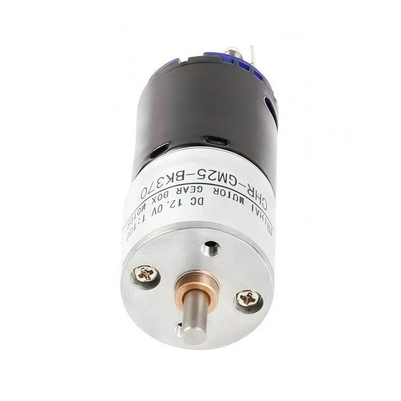 CHR-GM25-BK370 Miniature DC Speed Reducer Motor, with Low Noise and A Large Torque Motor, Operating At 6V or 12V.