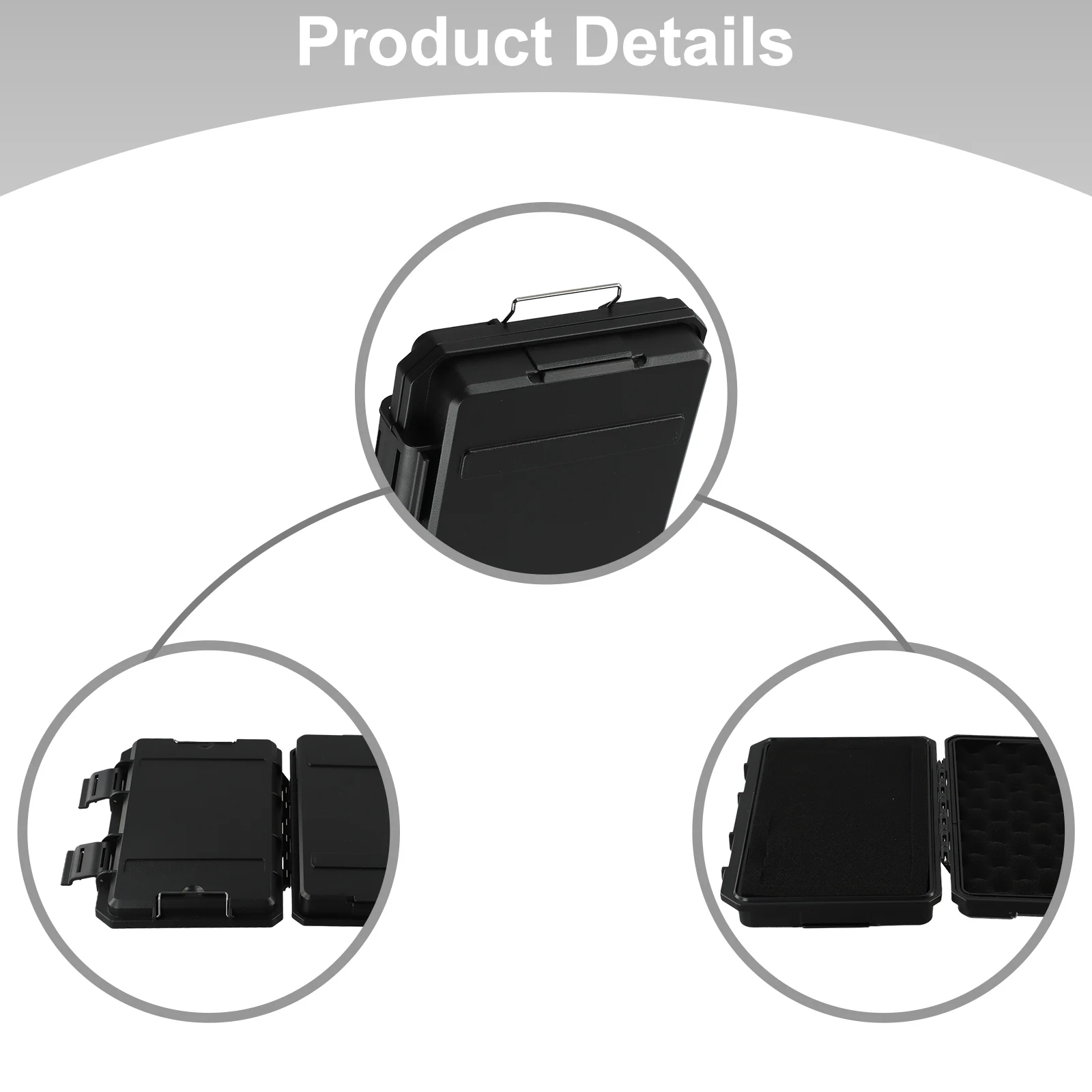 Field Investigation 200x135x42mm Airtight Tool Box Heavy Duty Toolbox For Field Investigation Heavy Duty Organizer