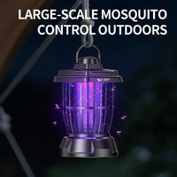 SMILING SHARK Multi-function Camping Mosquito Night Lamp Rechargeable Portable LED Flashlight Outdoor Mosquito Repellent Light