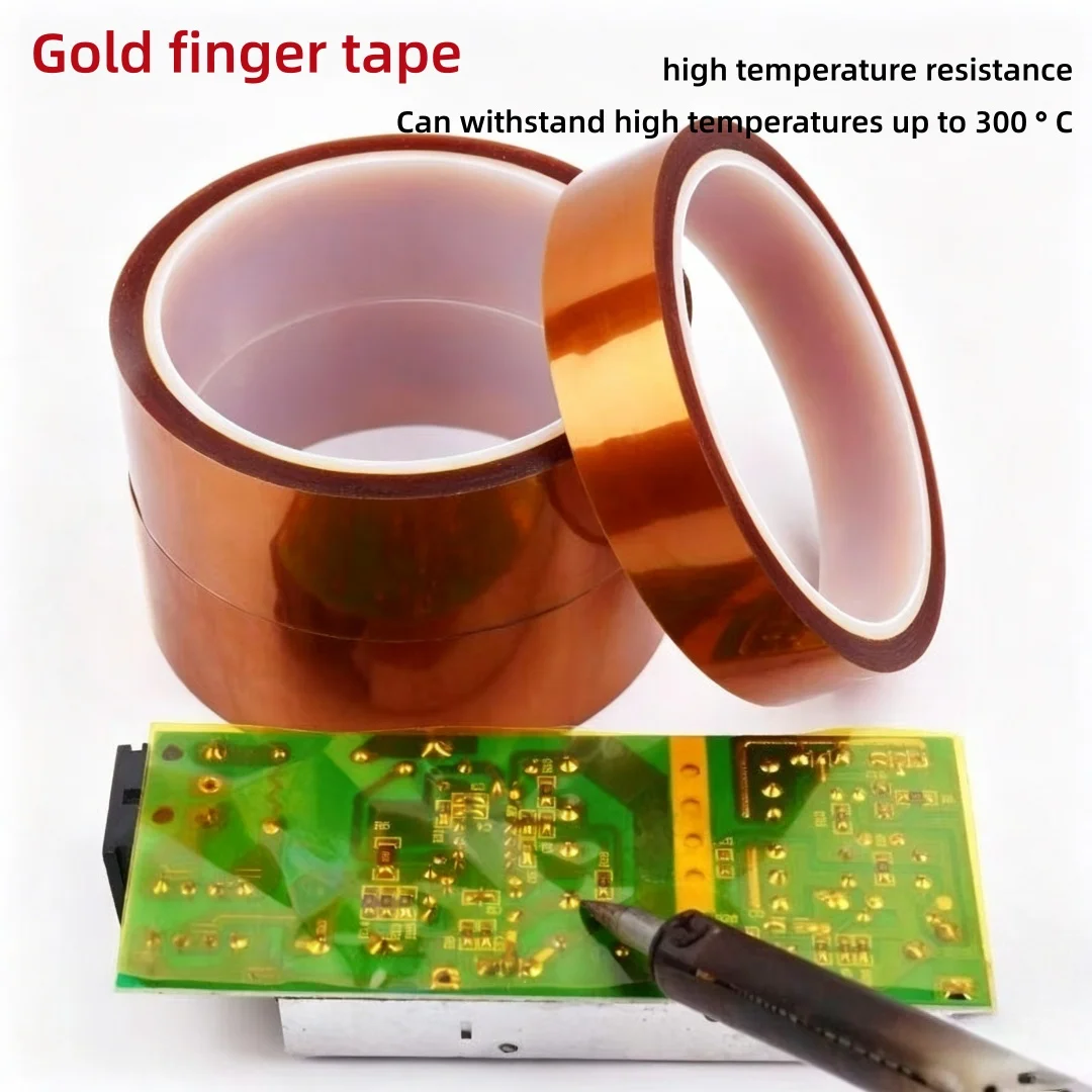 High temperature tape for heat transfer, high temperature tape for electronic shielding welding, polyimide Kapton tape，2 pieces