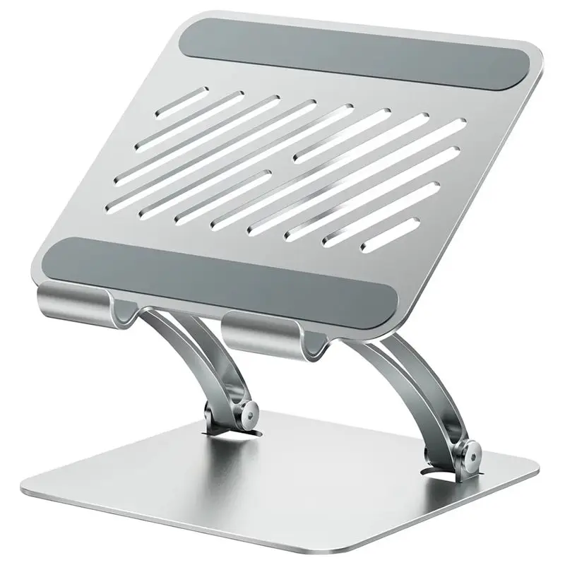 Efficient Tablet Laptop Universal Monitor Stand Foldable Tablet Holder Dual Rod Adjustable Desktop Stand