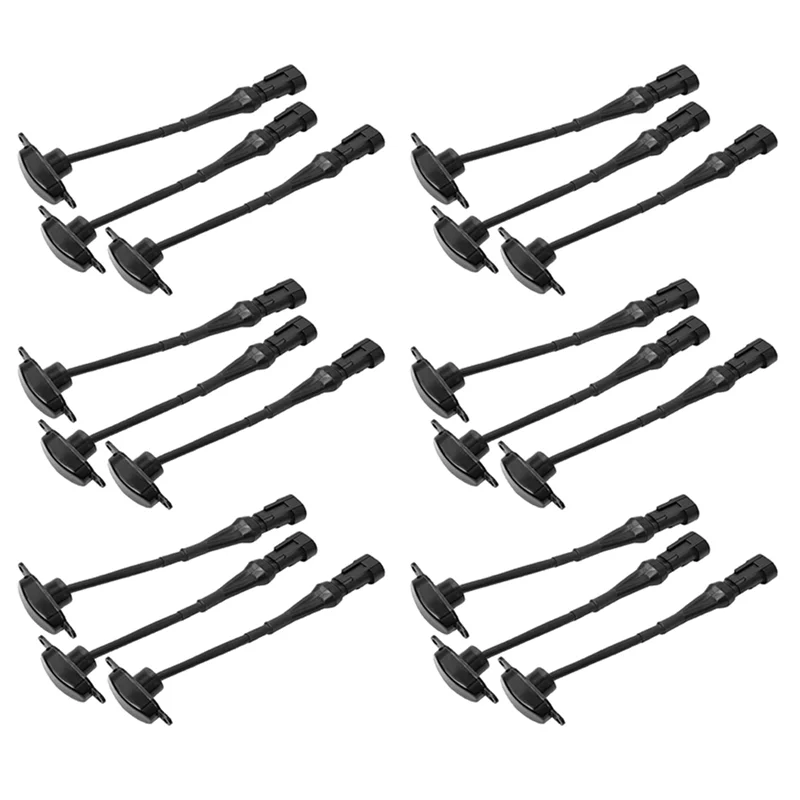 

18 Pcs External Amber LED Lights Decoration, Led Front Grille Lights For 2004-2019 Ford F150 Raptor F250
