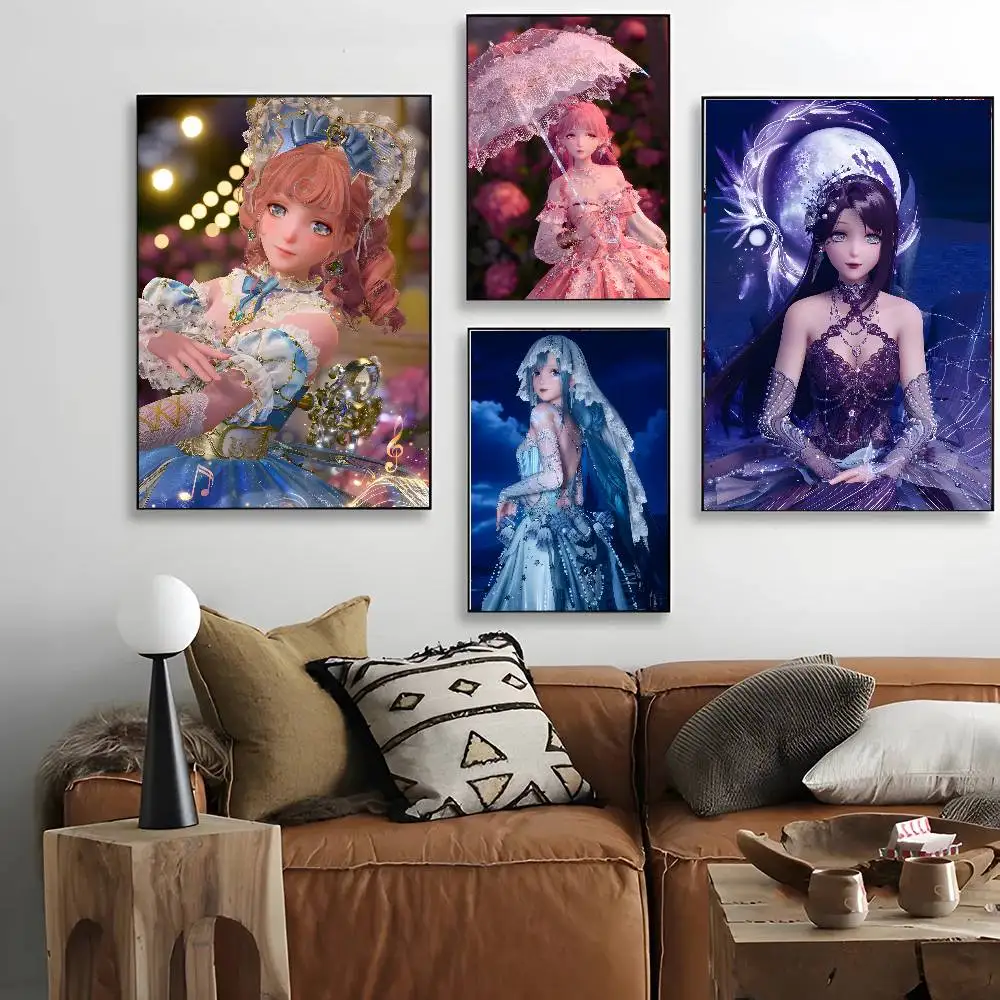 ملصق فني لملصق فيديو آي إنفينيتي نيكي مع مطبوعات لتزيين غرفة النوم وغرفة المعيشة #5