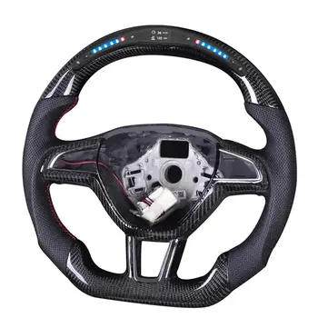 Magnetické řadicí páčky z uhlíkových vláken pro Škoda Octavia VRS 2019 Magnetické hladké karbonové řadicí páčky na volantu 6 nejlepší prodej Volanty u Škody Octavia - №4