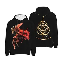 Unisex Eldened Ringed Rot Goddess Malenia Hoodies With Pocket Loose Fit Blade of Miquella Long Sleeve Sweatshirts