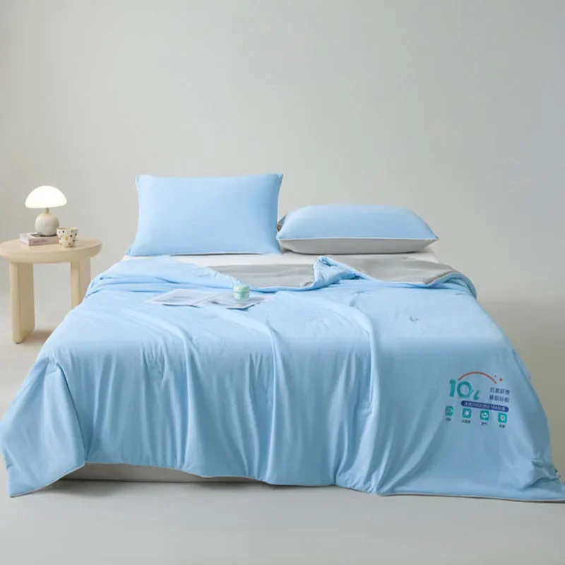 10A antibacterial Cool Quilts for hot sleepers Lightweight skin friendly air conditioner Comforter Single Double Bed Thin Quilt