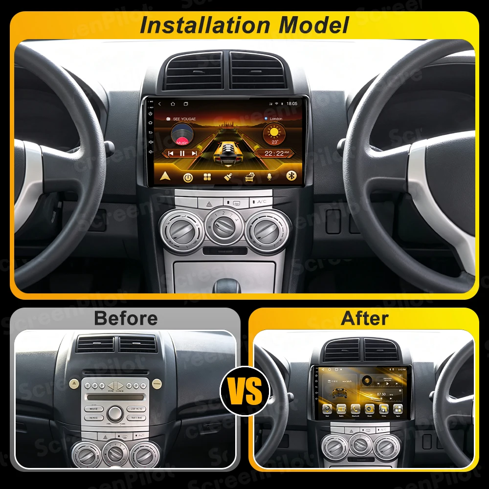 For Toyota Passo Daihatsu Boon Sirion Subaru Android 16 Justy Perodua Myvi Multimedia Video Player Mirror Link Wifi 8 Core 5G