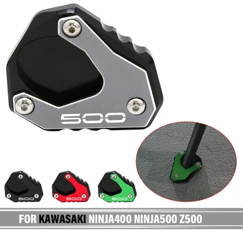 Kawasaki ninja400 ninja500 ninja500 z500 cnc motocicleta suporte lateral, extensão suporte placa
