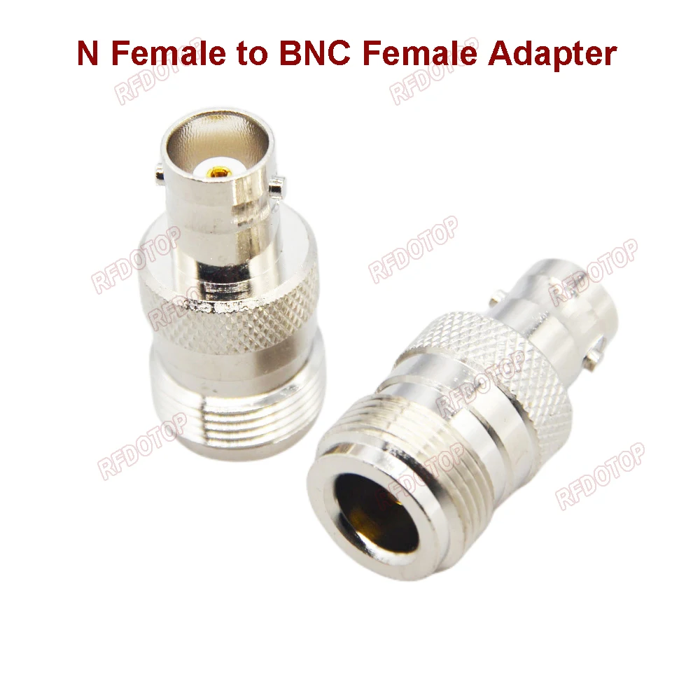 RFDOTOP 1 PCS Q9 BNC to N Adapter RF Connectors Straight N Male to BNC Male Adapter Coaxial Adapter Kit 50 Ohm