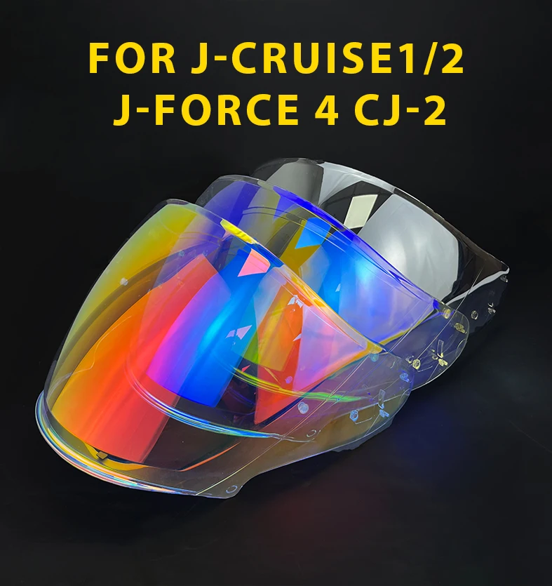 

Объектив для мотоциклетного шлема, открытый щиток для лица для J-Cruise 1 J-Cruise 2 J-Force 4 CJ-2, линза для лобового стекла мотоцикла