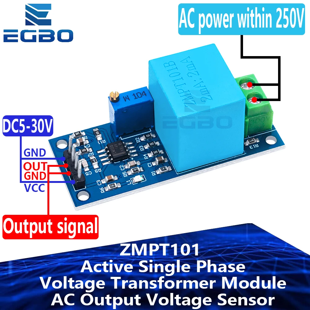 مُحوّل الجهد الفعّال ZMPT101B بتيار 2mA لمُتحكمات Arduino: تقييم شامل وتطبيق عملي